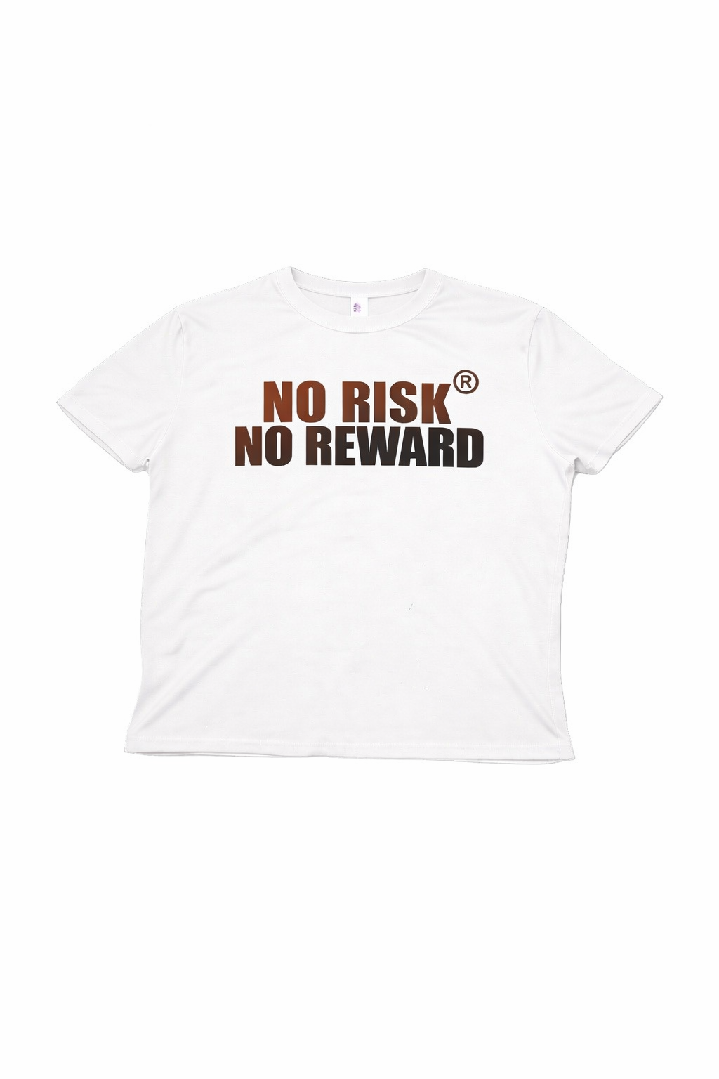 “NO RISK NO REWARD” Women’s crop top