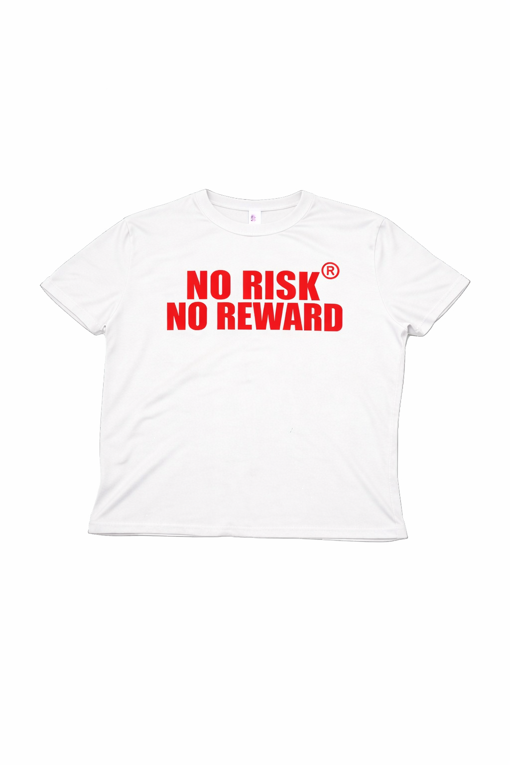 “NO RISK NO REWARD” Women’s crop top